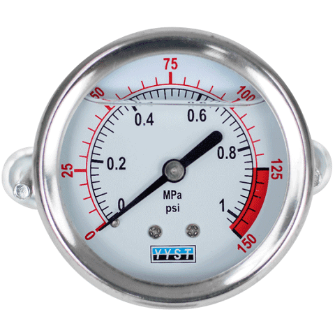 Manómetro de presión 150 psi con gliserina